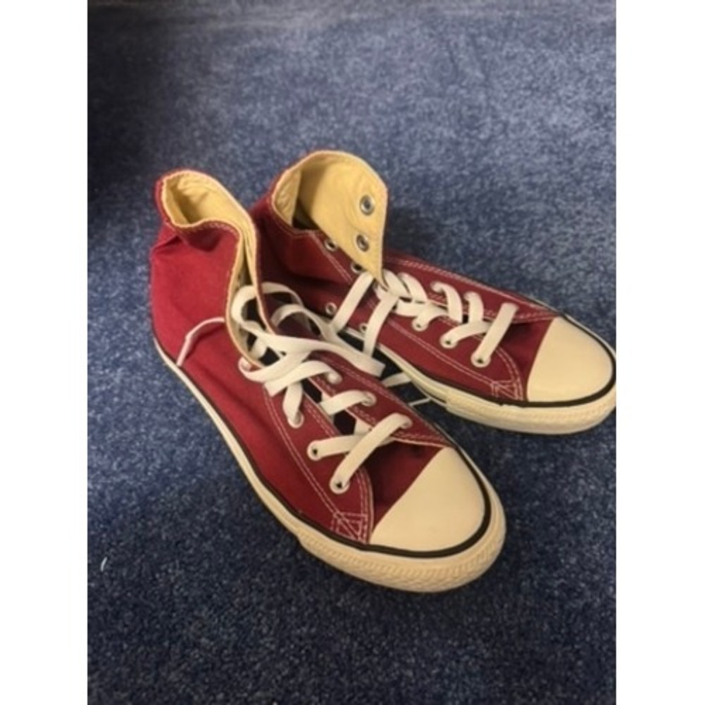 Converse Chuck Taylor All Star Burgundy High Top Sneakers M9613 Womens 8